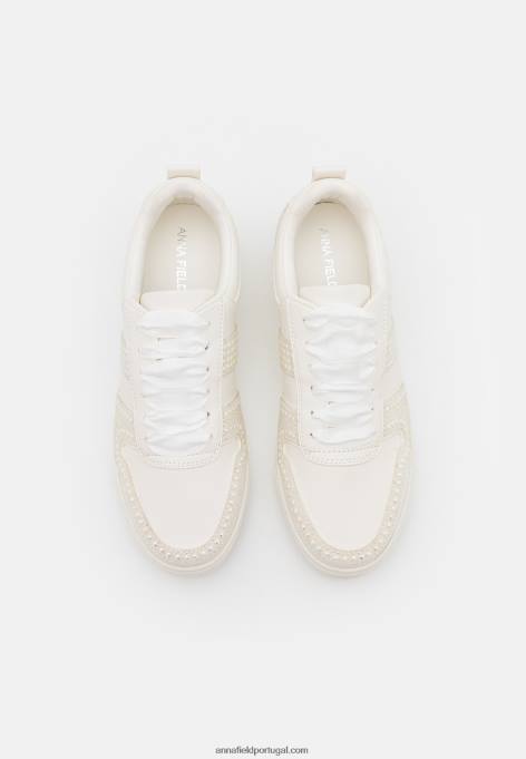 mulheres tênis branco F4BZ0D1226 Anna Field