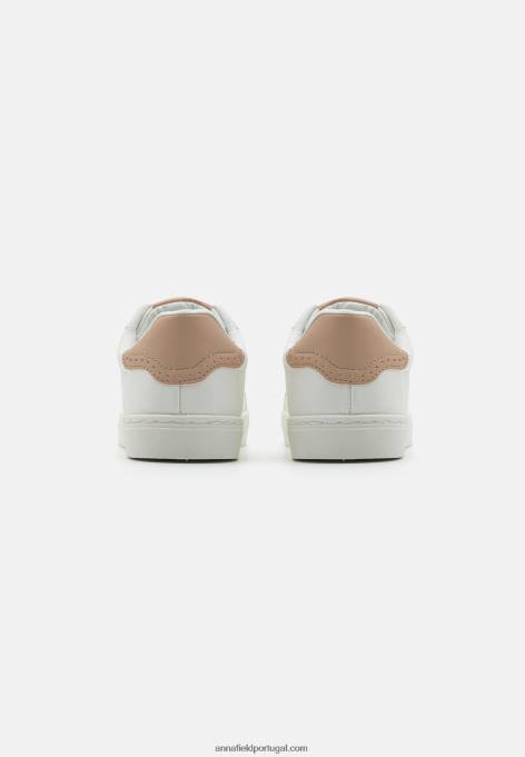 mulheres tênis branco/bege F4BZ0D1192 Anna Field
