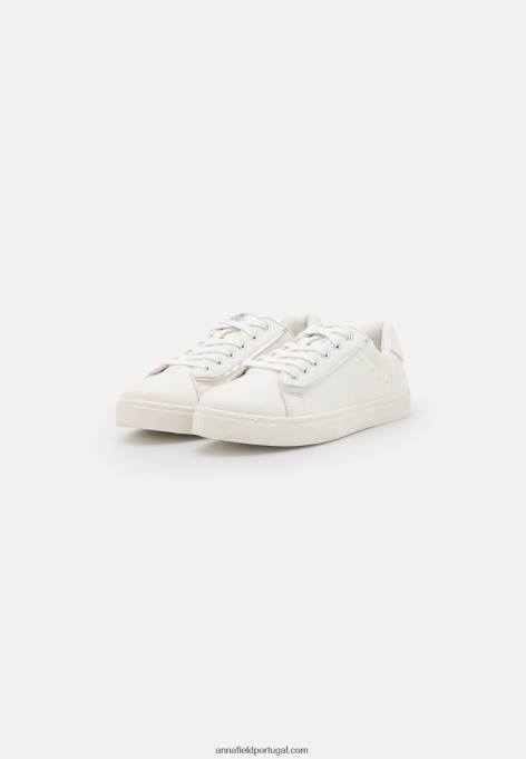 mulheres tênis branco/prata F4BZ0D1208 Anna Field
