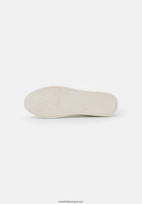 mulheres tênis branco/prata F4BZ0D1208 Anna Field