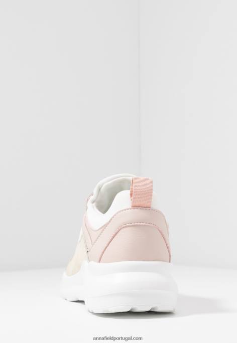 mulheres tênis de couro branco F4BZ0D1219 Anna Field