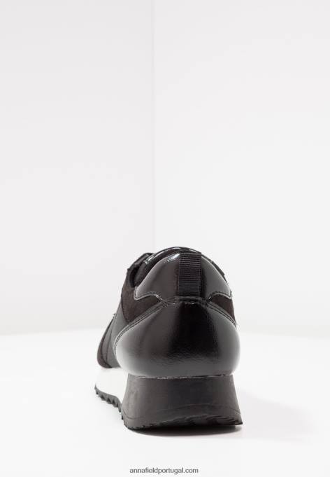 mulheres tênis preto F4BZ0D1165 Anna Field