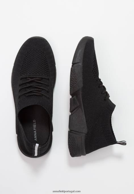 mulheres tênis preto F4BZ0D1189 Anna Field