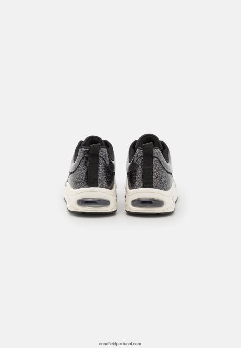 mulheres tênis preto F4BZ0D1205 Anna Field