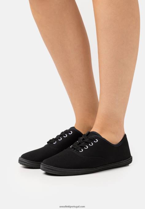 mulheres tênis preto F4BZ0D1212 Anna Field