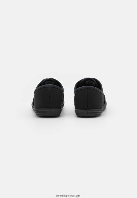 mulheres tênis preto F4BZ0D1212 Anna Field