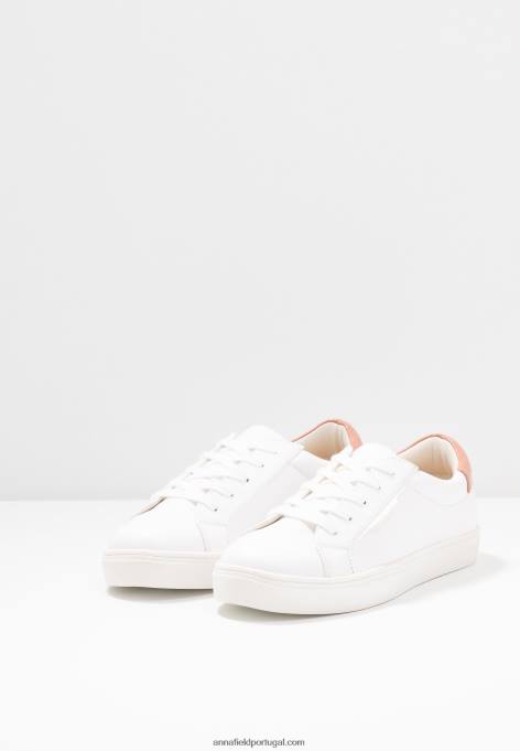 mulheres tênis rosa/branco F4BZ0D1190 Anna Field